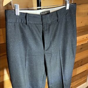 Banana Republic Women's Wool Blend Black Trousers